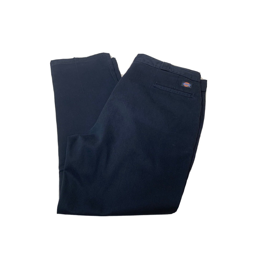 Dickies Men's Original Fit Workwear Black Work‎ Pants 44x32 approx 42x31